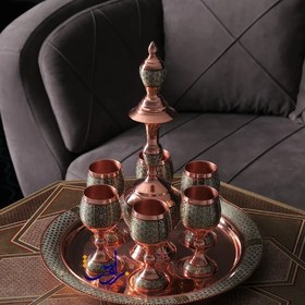 تصویر جام خاتم کاری بزرگ 