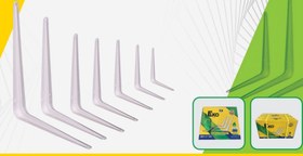 تصویر گونیا طبقه اکو - ۴×۵ اینچ Eko Shelf Brackets ESB