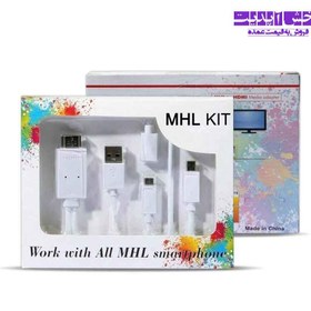 تصویر تبدیل MHL اندروید به HDMI به طول 2 متر 