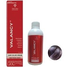 تصویر رنگ مو والانسی سری شرابی مدل شرابی خیلی متوسط طبیعی شماره V3 VALANCYV3Hair Color 100 ml