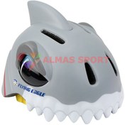 تصویر کلاه اسکیت فلایینگ ایگل مدل اگرسیو طرح کوسه 