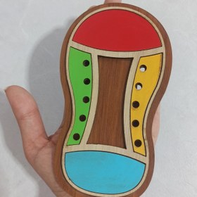 تصویر بند آموز کفش چوبی 