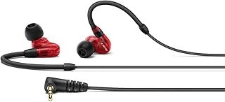 تصویر Sennheiser IE 100 Pro Red In Ear در هدفون نظارت پویا ، صدای حرفه ای در صحنه Sennheiser Ie 100 Pro Red In Ear Dynamic Monitoring Headphones, Professional Sound On Stage