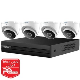 تصویر پک سیستم مدار بسته کپچر 4 کانال 4 دوربین R2-HD4CHKIT 