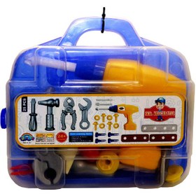 تصویر جعبه ابزار کیفی کودک برند Mr Mechanic Toys 24 