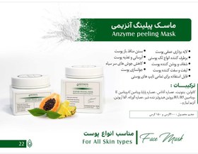 تصویر ماسک پیلینگ آنزیمی هرموس اسپانیایی Hermos enzyme peeling