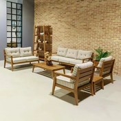 تصویر مبل راحتی مینیمال ۸ نفره مدل نیمکتی 