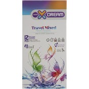 تصویر کاندوم ایکس دریم مدل Travel Mixed بسته ۱۲ عددی 