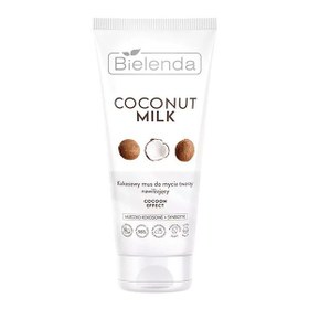 تصویر موس شست و شوی صورت بی یلندا (BIELENDA) رطوبت رسان قوی حاوی شیر نارگیل حجم 135 گرم Bielenda face wash mousse