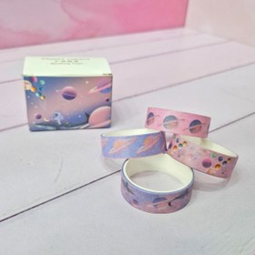 تصویر چسب واشی فانتزی خرسی 