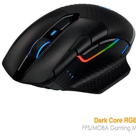 تصویر ماوس گیمینگ کورسیر (Corsair) مدل DARK CORE RGB PRO 