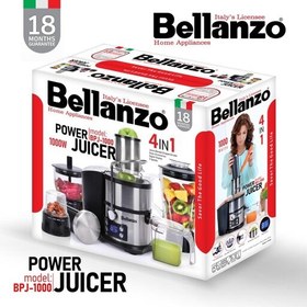 تصویر آبمیوه گیری 4 کاره بلانزو مدل 1000 Bellanzo 1000 4-function juicer