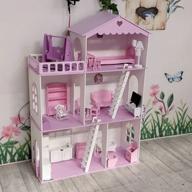 تصویر خانه باربی مدل B8+ بنفش 