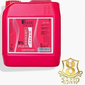 تصویر اکسیدان 9 درصد حجم 4000 میل بیس کالر Oxidant 9% base color 4 liters