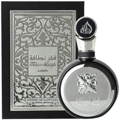 تصویر عطر ادوپرفیوم مردانه لطافه مدل فخر حجم ۱۰۰ میلی لیتر 