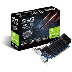 تصویر کارت گرافیک ایسوس مدل GeForce GT730 با ظرفیت 2 گیگابایت Asus GeForce GT730 2GB GDDR3 64Bit Graphic Card