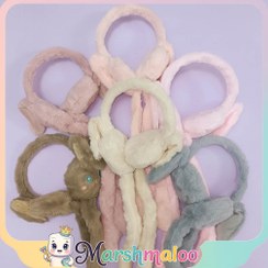 تصویر گوش گیر پمپی صدادار خرگوشی (تمام خز وارداتی) 