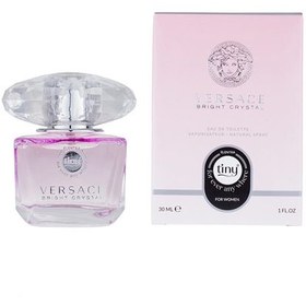 تصویر عطر جیبی زنانه تاینی النترا مدل برایت کریستل Versace Bright Crystal حجم 30 میل 