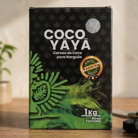 تصویر زغال کوکویایا نارگیل اصل بدون بو سردرد و طعم COCO YAYA charcoal,original coconut,no headache,no smell,no taste