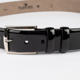 تصویر کمربند مردانه مشکی Tudors | KM210001-928 اورجینال 