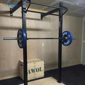 تصویر رک اسکات دیواری Wall squat rack NS200 