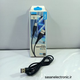 تصویر کابل شارژ فست موبایل USB به Type-C برند Soloffer مدل X-4 با کیفیت اورجینال طول 1 متری 