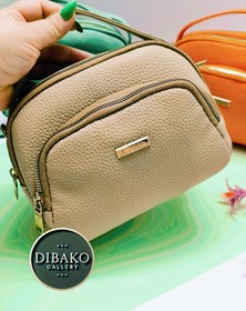 تصویر کیف سه زیپ - سبز سیج 