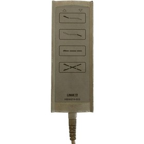 تصویر ریموت کنترل (هندست) چهار شکن تخت بیمارستانی لینکان مدل (HBW074-053) 