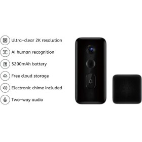 تصویر زنگ در هوشمند شیائومی مدل 3S Xiaomi smart doorbell 3S MJML07-FJ