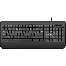 تصویر کیبورد سیمی ۱۰۴ کلید هیسکا مدل HX-KE205 Hiska Keyboard HX-KE205