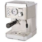 تصویر اسپرسو ساز جیپاس مدل GCM1523SS Espresso & Cappuccino Coffee Machine Geepas GCM1523SS