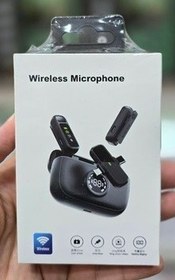 تصویر میکروفن یقه ای بی سیم مدل k30 k30 wireless microphone