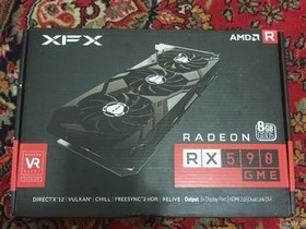 تصویر کارت گرافیک گیمینگ XFX مدل RX 590 XFX ظرفیت 8 گیگابایت 