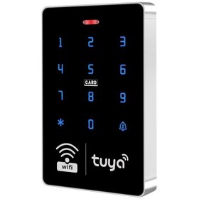 تصویر دستگاه اکسس کنترل هوشمند TUYA با قابلیت کنترل از طریق WIFI و تگ 13.56MHZ/125KHz مدل S10 