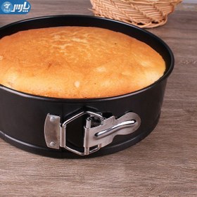 تصویر ست قالب کیک کمربندی ۳ تایی دایره، مربع و قلب 