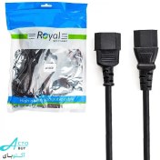 تصویر کابل برق بک تو بک رویال طول 1.5 متر Back to Back Royal power cable length 1.5 meter