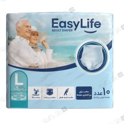 تصویر پوشک شورتی بزرگسال ایزی لایف سایز بزرگ و متوسط 