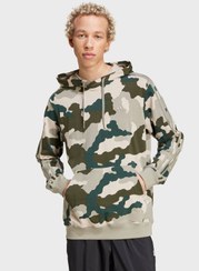 تصویر هودی استتاری فصلی مردانه برند Adidas Seasonal Camouflage Hoodie