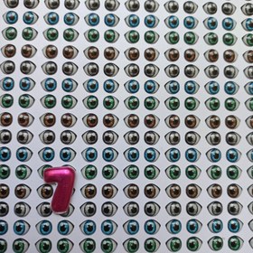 تصویر چشم رزینی کد 12 ، 7میل ، بسته20جفتی 