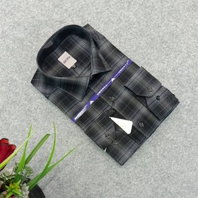 تصویر پیراهن مردانه استین بلند طرحدار _ قواره معمولی 