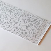 تصویر کاغذ پوستی پوشاک 