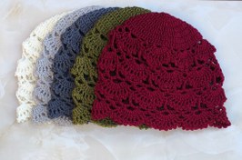 تصویر کلاه بافتنی crochet hat