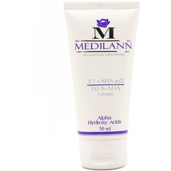 تصویر کرم لایه بردار AHA 10% مدیلن Medilann 10% AHA Cream 50ml