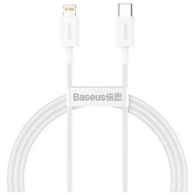 تصویر کابل شارژ آیفونی تایپ‌سی باسئوس مدل CALKLF-C09 Baseus CALKLF-C09 USB-C to lightning Converter CABLE