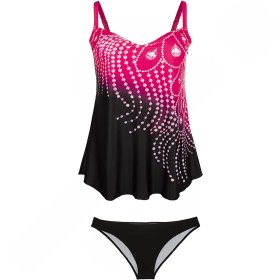تصویر مایو شنا زنانه دو تکه دامنی Fashion Concept- 5690287 NZD | صورتی/مشکی 
