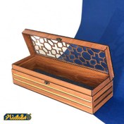 تصویر جعبه کادو چوبی مدل اسلیمی | D-3 