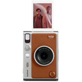 تصویر دوربين چاپ سريع فوجی فيلم FUJIFILM INSTAX MINI EVO Camera Brown 
