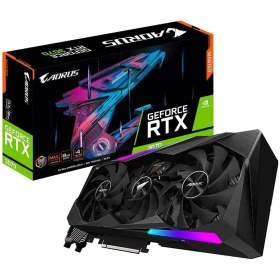 تصویر کارت گرافیک استوک گیگابایت مدل Gigabyte RTX 3070 Aorus 