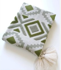 تصویر شال مبل طرح پانچ دوزی شده 