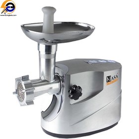 تصویر چرخ گوشت ناسا الکتریک مدل NS320 با بدنه آلومینیوم ۲ سرعته 